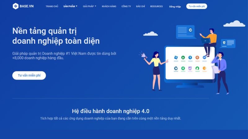 Phần mềm quản lý nhân sự Base HRM+