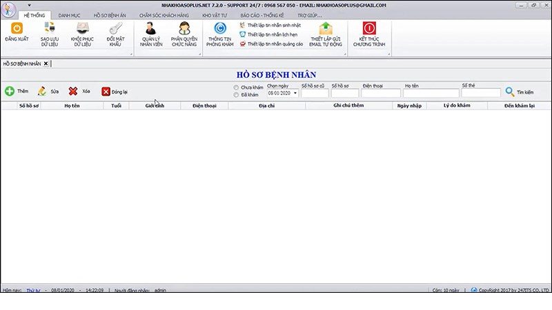 Phần mềm quản lý nhakhoasoplus